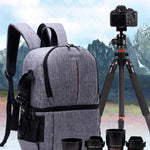 Túi đeo vai nylon chống nước đa năng có đệm chống sốc cho máy ảnh Nikon Canon DSLR
