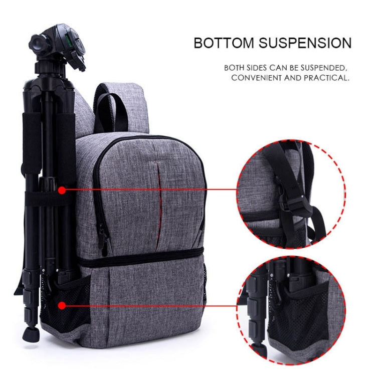 Túi đeo vai nylon chống nước đa năng có đệm chống sốc cho máy ảnh Nikon Canon DSLR