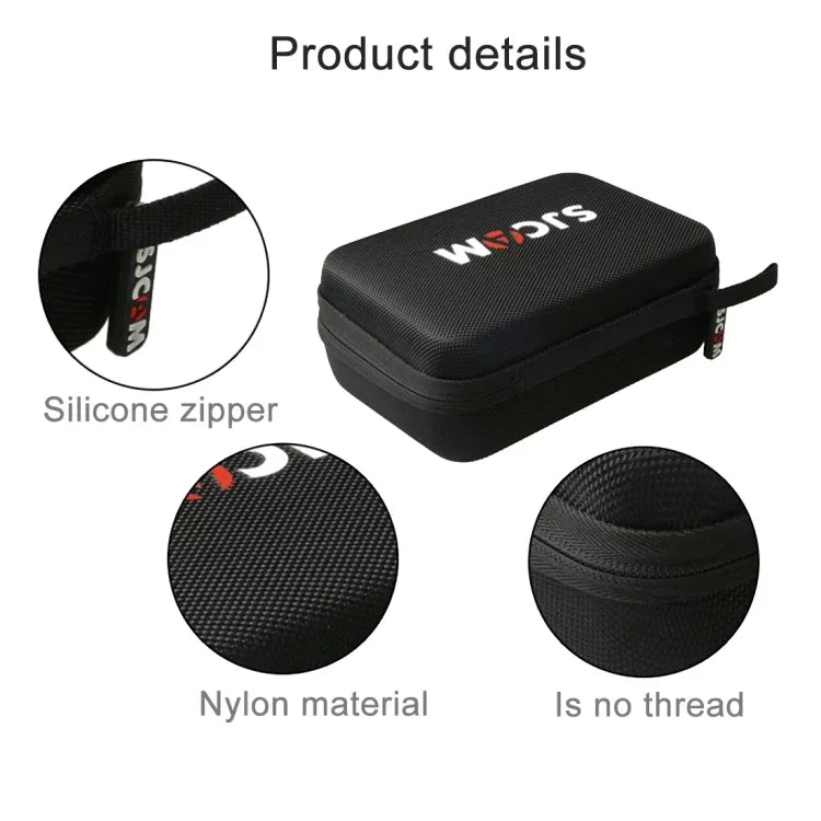 Túi đựng máy ảnh chống sốc, chống vỡ, chống mài mòn, túi du lịch cho SJCAM SJ4000 / SJ5000 / SJ6000 / SJ7000 / SJ8000 / SJ9000 và gậy selfie cùng phụ kiện khác, Kích thước: 22 * 16 * 6 cm, Kích thước: 22x16 x6cm