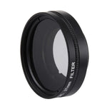JUNESTAR cho Xiaomi Xiaoyi Yi II Camera Hành Động Thể Thao 4K Bộ Lọc CPL 37mm Chuyên Nghiệp + Nắp Bảo Vệ Ống Kính, Bộ Lọc CPL + Nắp Ống Kính
