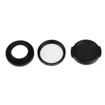 JUNESTAR cho Xiaomi Xiaoyi Yi II Camera Hành Động Thể Thao 4K Bộ Lọc CPL 37mm Chuyên Nghiệp + Nắp Bảo Vệ Ống Kính, Bộ Lọc CPL + Nắp Ống Kính