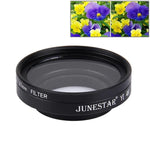 JUNESTAR cho Xiaomi Xiaoyi Yi II Camera Hành Động Thể Thao 4K Bộ Lọc UV 37mm Chuyên Nghiệp + Nắp Bảo Vệ Ống Kính, Bộ Lọc UV + Nắp Ống Kính