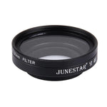 JUNESTAR cho Xiaomi Xiaoyi Yi II Camera Hành Động Thể Thao 4K Bộ Lọc UV 37mm Chuyên Nghiệp + Nắp Bảo Vệ Ống Kính, Bộ Lọc UV + Nắp Ống Kính