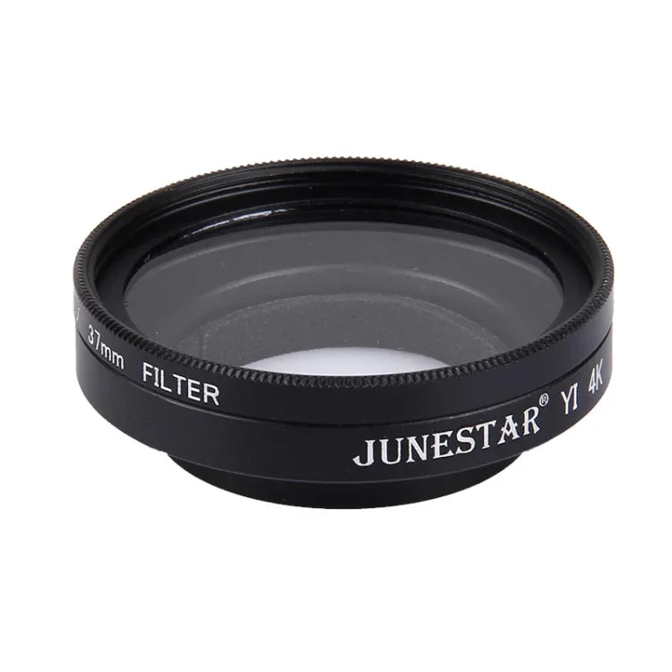JUNESTAR cho Xiaomi Xiaoyi Yi II Camera Hành Động Thể Thao 4K Bộ Lọc UV 37mm Chuyên Nghiệp + Nắp Bảo Vệ Ống Kính, Bộ Lọc UV + Nắp Ống Kính