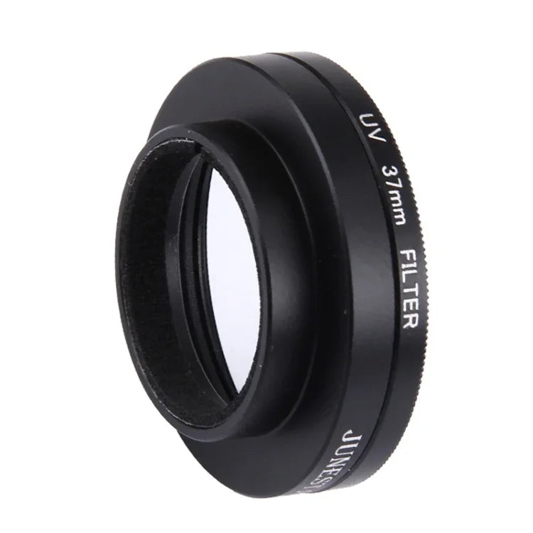 JUNESTAR cho Xiaomi Xiaoyi Yi II Camera Hành Động Thể Thao 4K Bộ Lọc UV 37mm Chuyên Nghiệp + Nắp Bảo Vệ Ống Kính, Bộ Lọc UV + Nắp Ống Kính