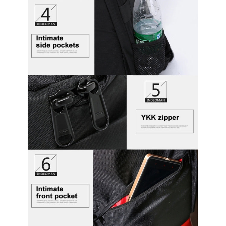 Túi đeo vai thể thao ngoài trời di động INDEPMAN DL-B012 cho GoPro, SJCAM, Nikon, Canon, Xiaomi Xiaoyi YI, Kích thước: 27.5 * 12.5 * 34 cm
