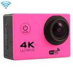 F60 Camera Hành Động WiFi Góc Rộng 170 Độ Màn Hình 2.0 inch, Vỏ Chống Nước, Hỗ Trợ Thẻ Micro SD 64GB, F60 (Vàng), F60 (Trắng), F60 (Bạc), F60 (Hồng Đậm), F60 (Xanh Dương), F60 (Vàng Kim), F60 (Đen)