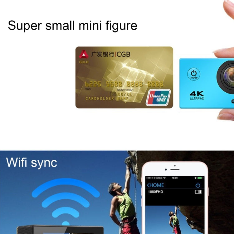F60 Camera Hành Động WiFi Góc Rộng 170 Độ Màn Hình 2.0 inch, Vỏ Chống Nước, Hỗ Trợ Thẻ Micro SD 64GB, F60 (Vàng), F60 (Trắng), F60 (Bạc), F60 (Hồng Đậm), F60 (Xanh Dương), F60 (Vàng Kim), F60 (Đen)