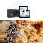 F60 Camera Hành Động WiFi Góc Rộng 170 Độ Màn Hình 2.0 inch, Vỏ Chống Nước, Hỗ Trợ Thẻ Micro SD 64GB, F60 (Vàng), F60 (Trắng), F60 (Bạc), F60 (Hồng Đậm), F60 (Xanh Dương), F60 (Vàng Kim), F60 (Đen)
