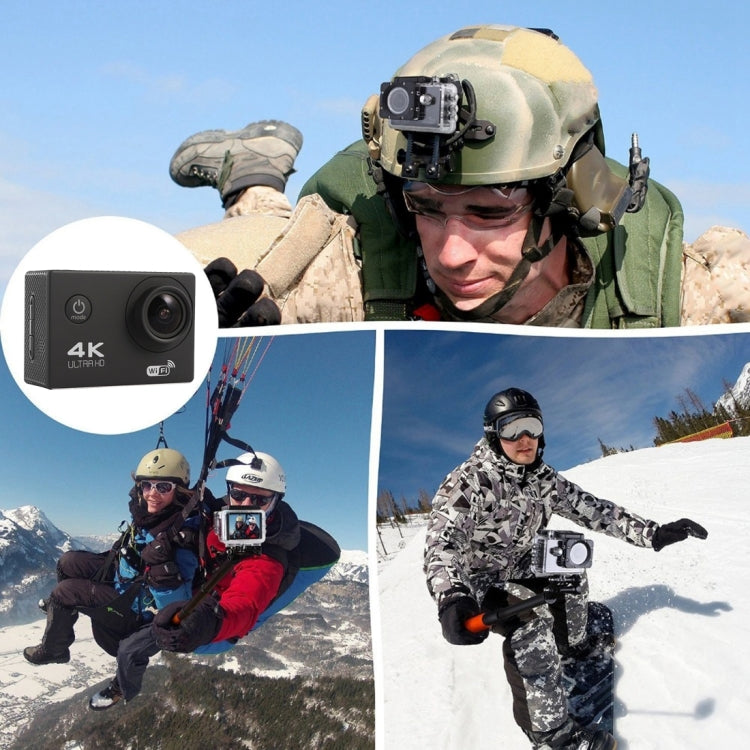 F60 Camera Hành Động WiFi Góc Rộng 170 Độ Màn Hình 2.0 inch, Vỏ Chống Nước, Hỗ Trợ Thẻ Micro SD 64GB, F60 (Vàng), F60 (Trắng), F60 (Bạc), F60 (Hồng Đậm), F60 (Xanh Dương), F60 (Vàng Kim), F60 (Đen)