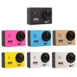 F60 Camera Hành Động WiFi Góc Rộng 170 Độ Màn Hình 2.0 inch, Vỏ Chống Nước, Hỗ Trợ Thẻ Micro SD 64GB, F60 (Vàng), F60 (Trắng), F60 (Bạc), F60 (Hồng Đậm), F60 (Xanh Dương), F60 (Vàng Kim), F60 (Đen)