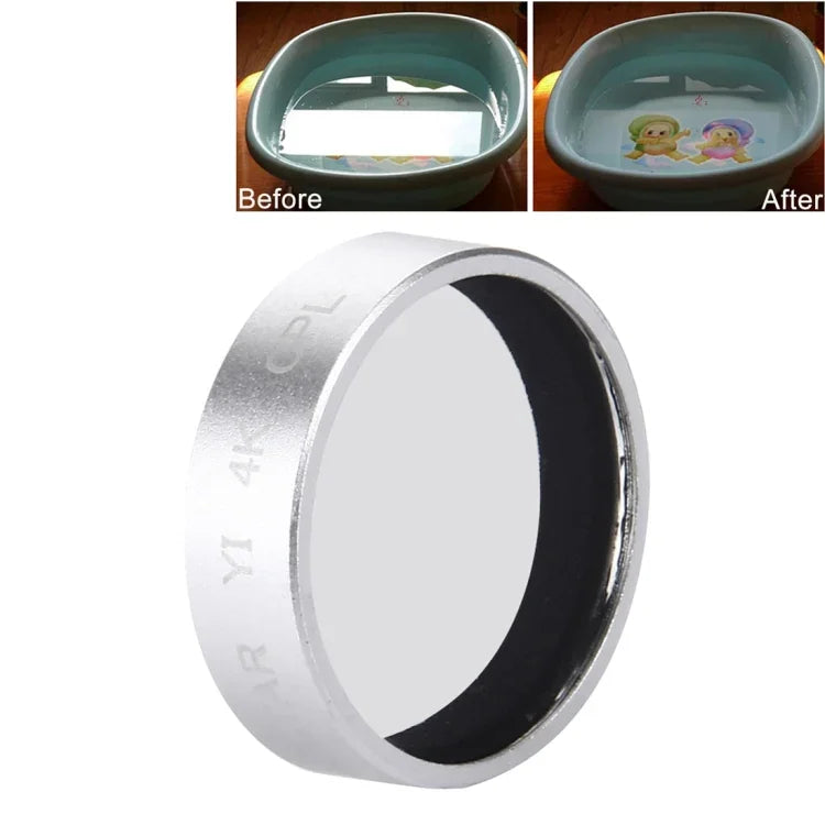 JUNESTAR cho Xiaomi Xiaoyi Yi II Camera Hành Động Thể Thao 4K Bộ Lọc CPL Chuyên Nghiệp