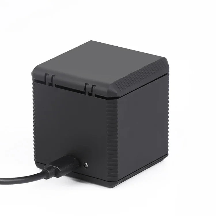 RUIGPRO Hộp Sạc 3 Pin USB với Cáp & Đèn Báo cho GoPro HERO9 Black / HERO10 Black