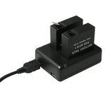 Bộ sạc pin USB đôi BC-AZ16 cho Xiaomi Xiaoyi II 4K, Dành cho Xiaomi Xiaoyi II 4K