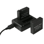 Bộ sạc pin USB đôi BC-AZ16 cho Xiaomi Xiaoyi II 4K, Dành cho Xiaomi Xiaoyi II 4K