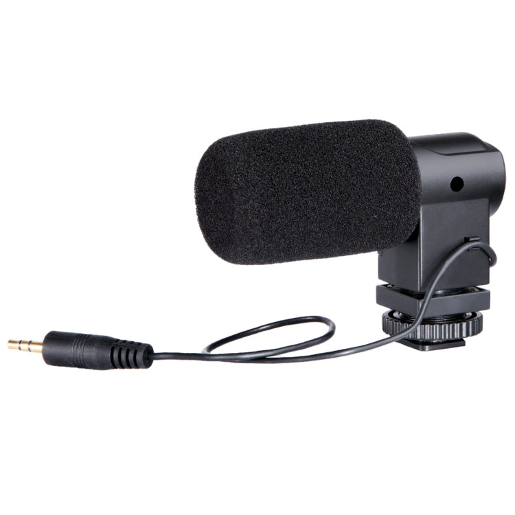 Micro condenser stereo X/Y BOYA BY-V01 với giá đỡ chống rung tích hợp, giá đỡ cold-shoe & chắn gió cho điện thoại thông minh, máy ảnh DSLR và máy quay phim, BY-V01