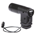 Micro condenser stereo X/Y BOYA BY-V01 với giá đỡ chống rung tích hợp, giá đỡ cold-shoe & chắn gió cho điện thoại thông minh, máy ảnh DSLR và máy quay phim, BY-V01