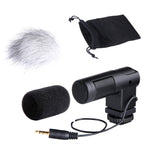 Micro condenser stereo X/Y BOYA BY-V01 với giá đỡ chống rung tích hợp, giá đỡ cold-shoe & chắn gió cho điện thoại thông minh, máy ảnh DSLR và máy quay phim, BY-V01