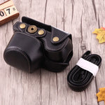 Túi đựng máy ảnh toàn thân bằng da PU có dây đeo cho Sony A6000 / A6300 / Nex 6, Dành cho Sony A6000, Dành cho A6000