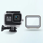 Hộp chống nước dài 45m + Ốp lưng cảm ứng cho GoPro HERO8 Black, Hộp + Ốp cảm ứng cho GoPro8