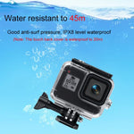 Hộp chống nước dài 45m + Ốp lưng cảm ứng cho GoPro HERO8 Black, Hộp + Ốp cảm ứng cho GoPro8