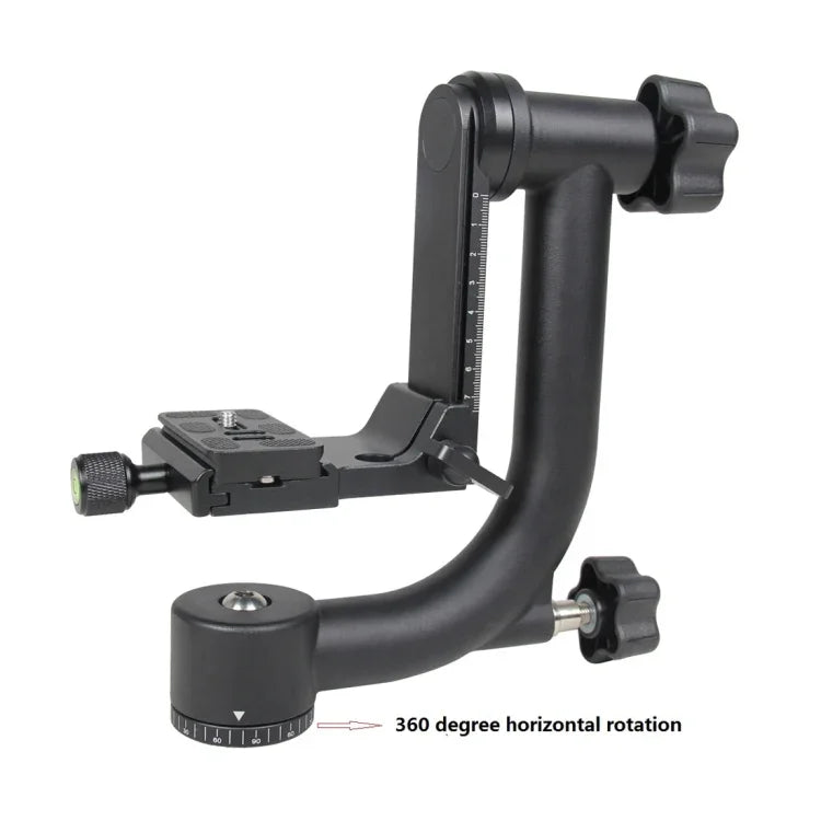 Đầu chân máy gimbal xoay ngang 360 độ cho máy quay DV gia đình và máy ảnh SLR, YLG0401E