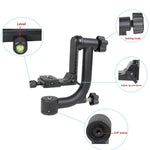 Đầu chân máy gimbal xoay ngang 360 độ cho máy quay DV gia đình và máy ảnh SLR, YLG0401E