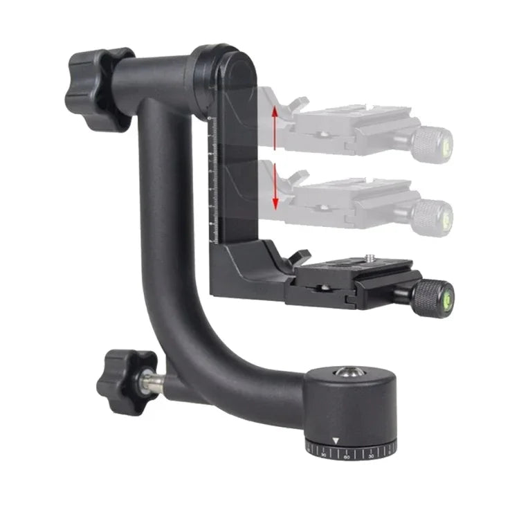 Đầu chân máy gimbal xoay ngang 360 độ cho máy quay DV gia đình và máy ảnh SLR, YLG0401E