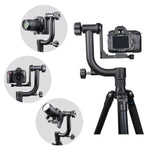 Đầu chân máy gimbal xoay ngang 360 độ cho máy quay DV gia đình và máy ảnh SLR, YLG0401E