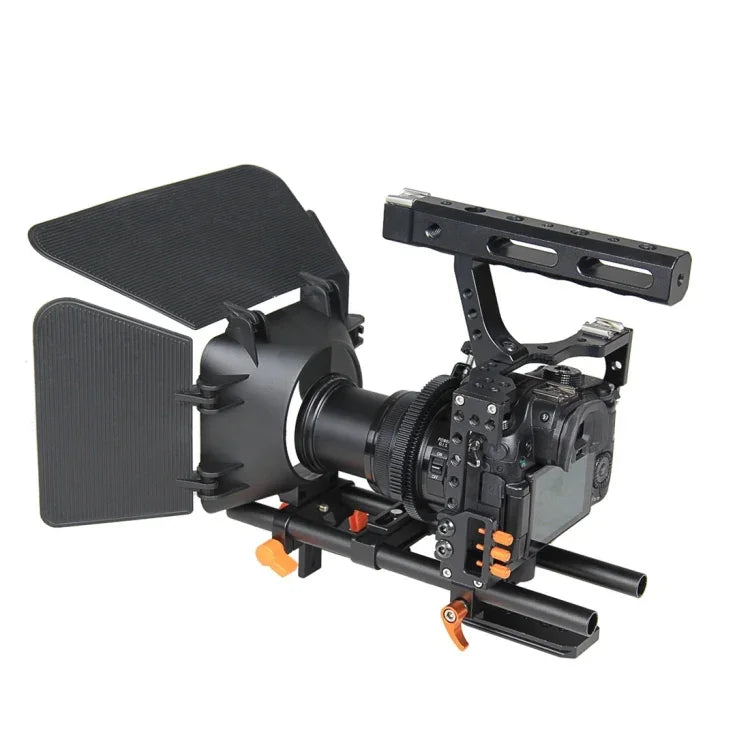 Bộ khung YELANGU YLG1105A A7 bao gồm khung ổn định máy quay video / theo dõi lấy nét / hộp che sáng cho Sony GH4 / A7S / A7 / A7R / A72 / A7RII / A7SII / A6000 / A6500 / A6300 / A7R3 / A7S3 / A7R4