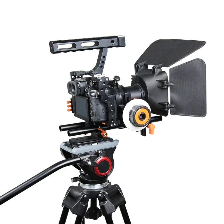 Bộ khung YELANGU YLG1105A A7 bao gồm khung ổn định máy quay video / theo dõi lấy nét / hộp che sáng cho Sony GH4 / A7S / A7 / A7R / A72 / A7RII / A7SII / A6000 / A6500 / A6300 / A7R3 / A7S3 / A7R4
