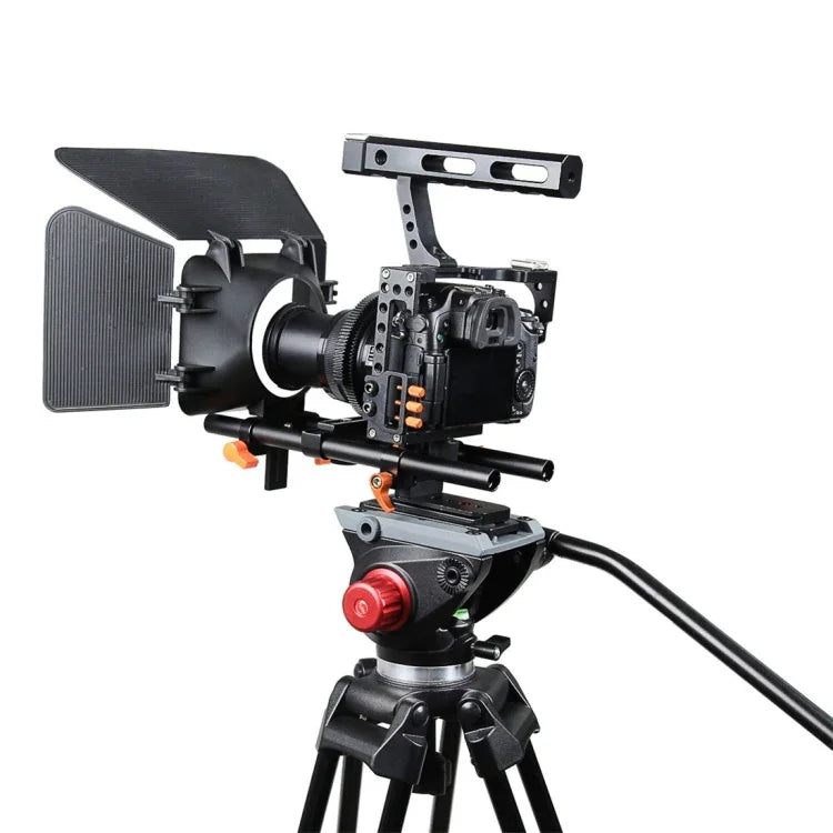 Bộ khung YELANGU YLG1105A A7 bao gồm khung ổn định máy quay video / theo dõi lấy nét / hộp che sáng cho Sony GH4 / A7S / A7 / A7R / A72 / A7RII / A7SII / A6000 / A6500 / A6300 / A7R3 / A7S3 / A7R4