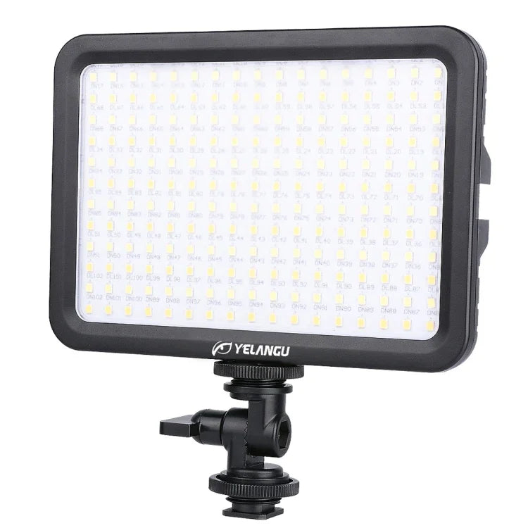 Đèn Studio Dimmable Không Cực YELANGU YLG0504B 204 LED 1000LM 3300-5600K cho Canon, Nikon, Máy Ảnh DSLR, 204 LED