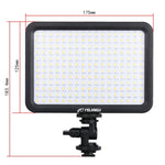 Đèn Studio Dimmable Không Cực YELANGU YLG0504B 204 LED 1000LM 3300-5600K cho Canon, Nikon, Máy Ảnh DSLR, 204 LED