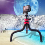 Giá đỡ chân máy linh hoạt Mini Octopus kèm kẹp điện thoại cho iPhone, Galaxy, Huawei, GoPro, Insta360, DJI và các máy quay hành động khác, GP271
