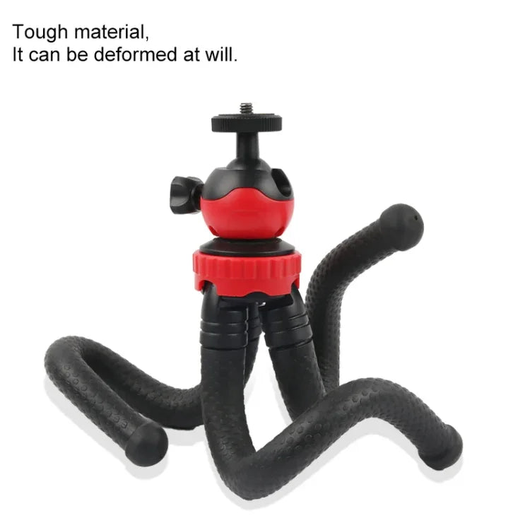 Giá đỡ chân máy linh hoạt Mini Octopus kèm kẹp điện thoại cho iPhone, Galaxy, Huawei, GoPro, Insta360, DJI và các máy quay hành động khác, GP271