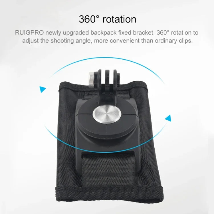 Giá đỡ dây đeo vai gắn nhanh xoay 360 độ cho GoPro, Insta360, DJI và các máy quay hành động khác