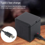 RUIGPRO Hộp sạc vỏ pin ba pin USB kèm cáp USB & đèn báo LED cho GoPro HERO6 /5
