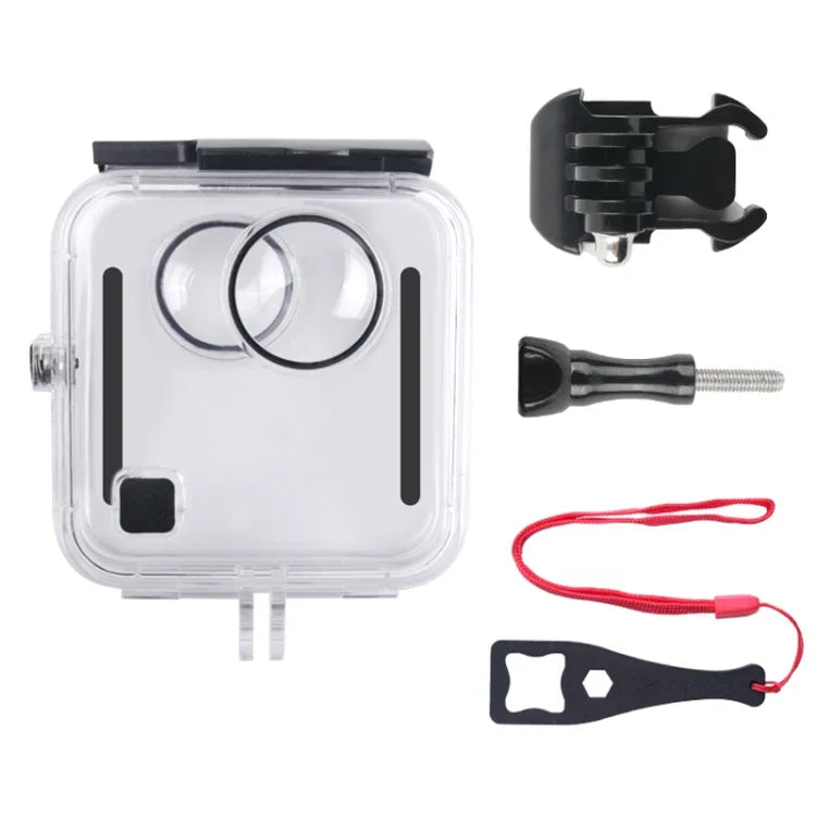 Vỏ bảo vệ chống nước dài 40m cho GoPro Fusion, kèm khóa gắn cơ bản & ốc vít & cờ lê, dành cho GoPro Fusion