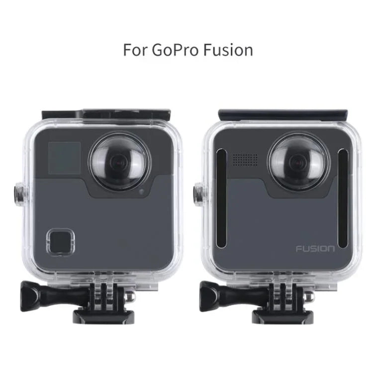 Vỏ bảo vệ chống nước dài 40m cho GoPro Fusion, kèm khóa gắn cơ bản & ốc vít & cờ lê, dành cho GoPro Fusion