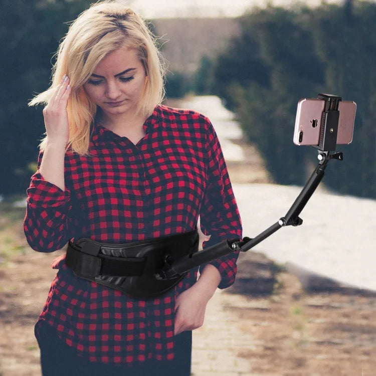 Dây đeo gắn thắt lưng kèm adapter & ốc vít cho GoPro, Insta360, DJI và các máy quay hành động khác