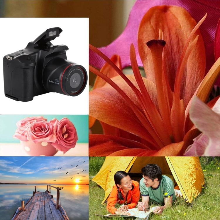 Máy ảnh DSLR DV HD 1.3 megapixel, màn hình LCD 2.4 inch, quay video Full HD 720P, EIS, 720P