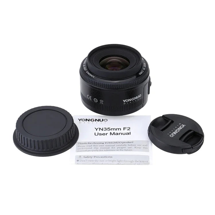 Ống Kính Lấy Nét Tự Động Góc Rộng YONGNUO YN35MM F2N 1:2 cho Máy Ảnh DSLR Nikon, YN35MM F2N