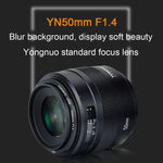 Ống Kính Lấy Nét Tự Động Khẩu Độ Lớn YONGNUO YN50MM F1.4C F1.4 cho Canon, N50MM F1.4C