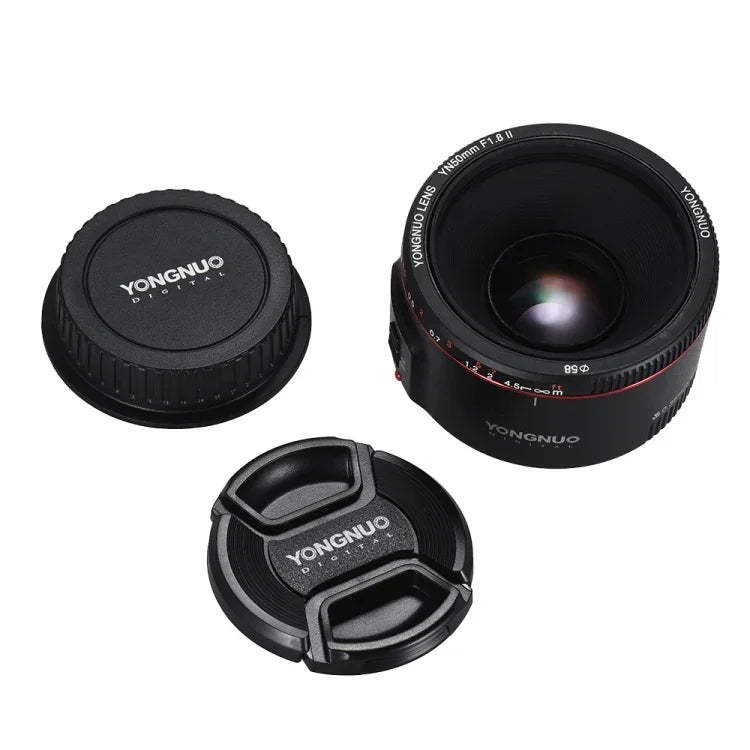 Ống Kính Lấy Nét Tự Động YONGNUO YN50MM F1.8C II F1.8 cho Canon EF Mount Ống Kính Mới, YN50MM F1.8C II