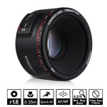 Ống Kính Lấy Nét Tự Động YONGNUO YN50MM F1.8C II F1.8 cho Canon EF Mount Ống Kính Mới, YN50MM F1.8C II