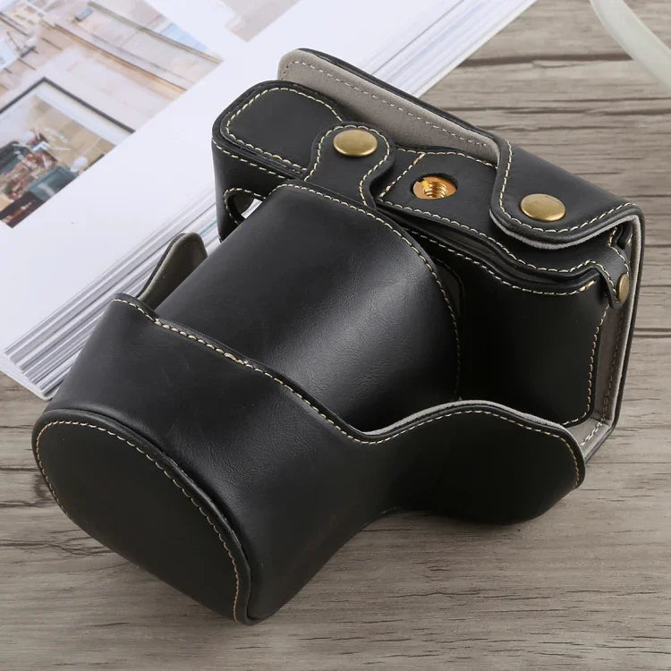 Túi Ốp Da PU Toàn Thân Máy Ảnh Có Dây Đeo cho Fujifilm X-A5, Dành cho FUJI X-A5