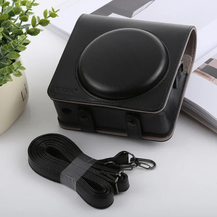 Túi Ốp Da PU Toàn Thân Máy Ảnh Phong Cách Cổ Điển Có Dây Đeo cho FUJIFILM instax SQUARE SQ6, Dành cho FUJI SQ6
