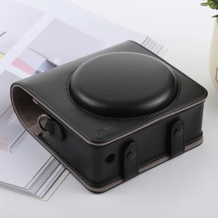Túi Ốp Da PU Toàn Thân Máy Ảnh Phong Cách Cổ Điển Có Dây Đeo cho FUJIFILM instax SQUARE SQ6, Dành cho FUJI SQ6