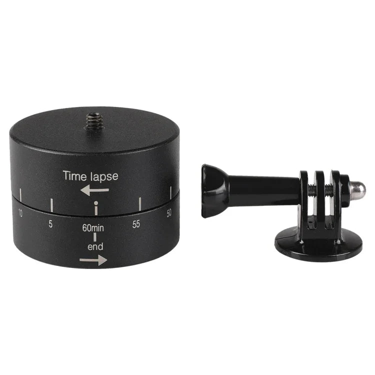 Bộ Chuyển Đầu Chân Máy Ổn Định Quay Tua Tự Động 360 Độ Thời Gian 60 Phút cho GoPro, 60 Phút